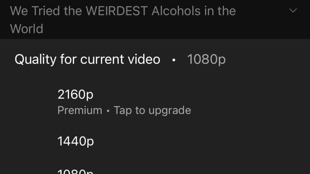 El nuevo mensaje que aparece en la opción 4K en YouTube a algunos usuarios