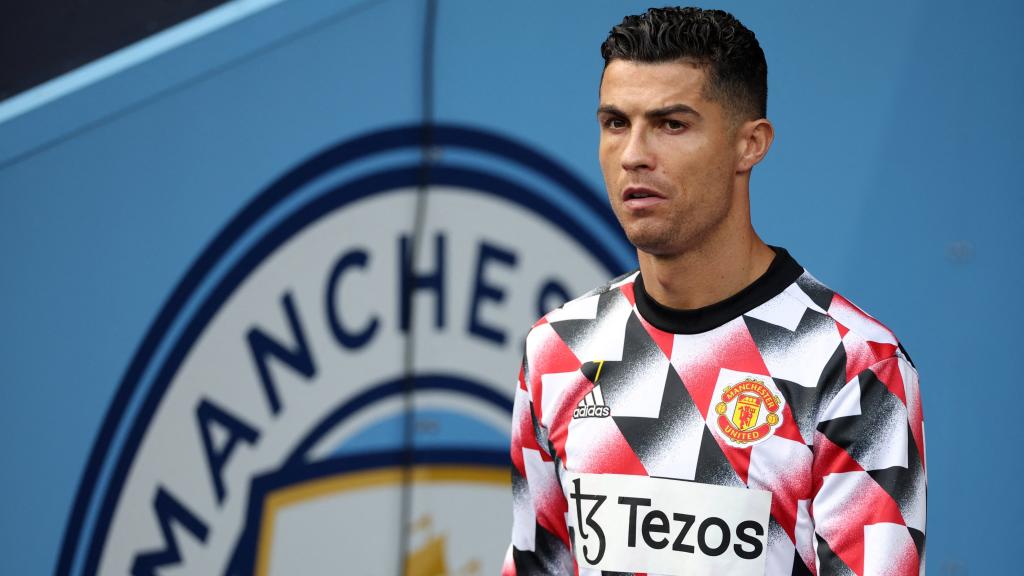 Cristiano Ronaldo, de camino a banquillo en el City - United.