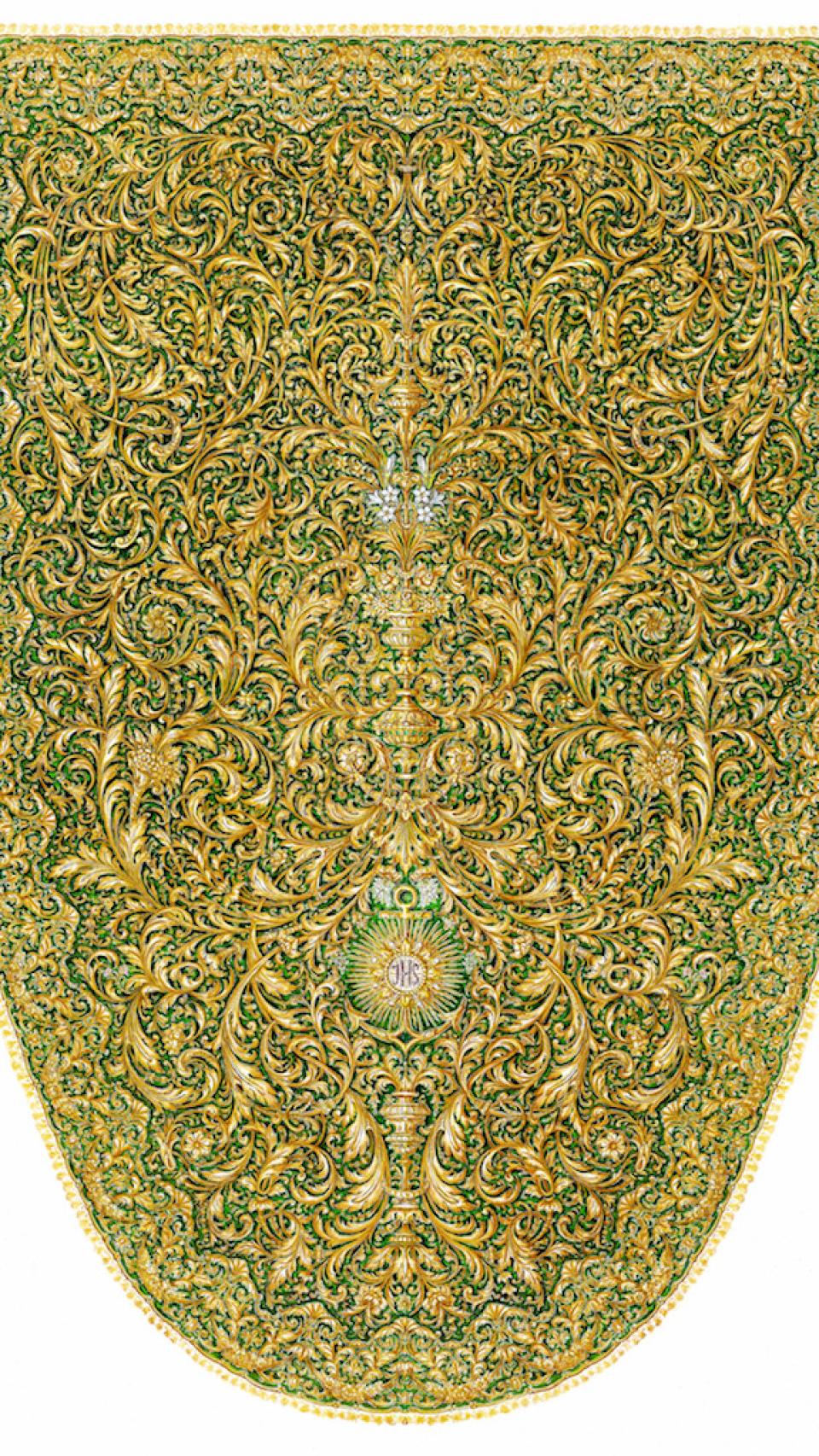 Diseño de manto de Javier Sánchez de los Reyes.