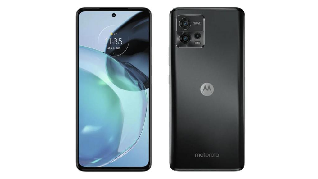 Moto G72 por delante y por detrás