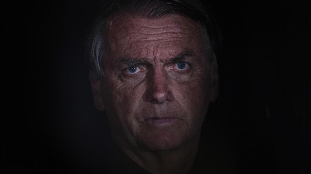 Jair Bolsonaro en la noche electoral.