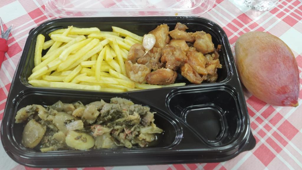 Un primer plano del menú del día de El Bocata.