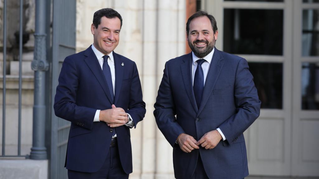 Reunión de Paco Núñez y Juanma Moreno. Foto: PP CLM.