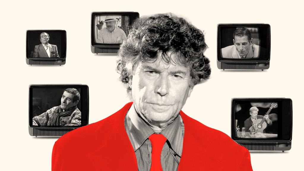 Jesús Quintero, junto a algunos de sus 'perros verdes'.