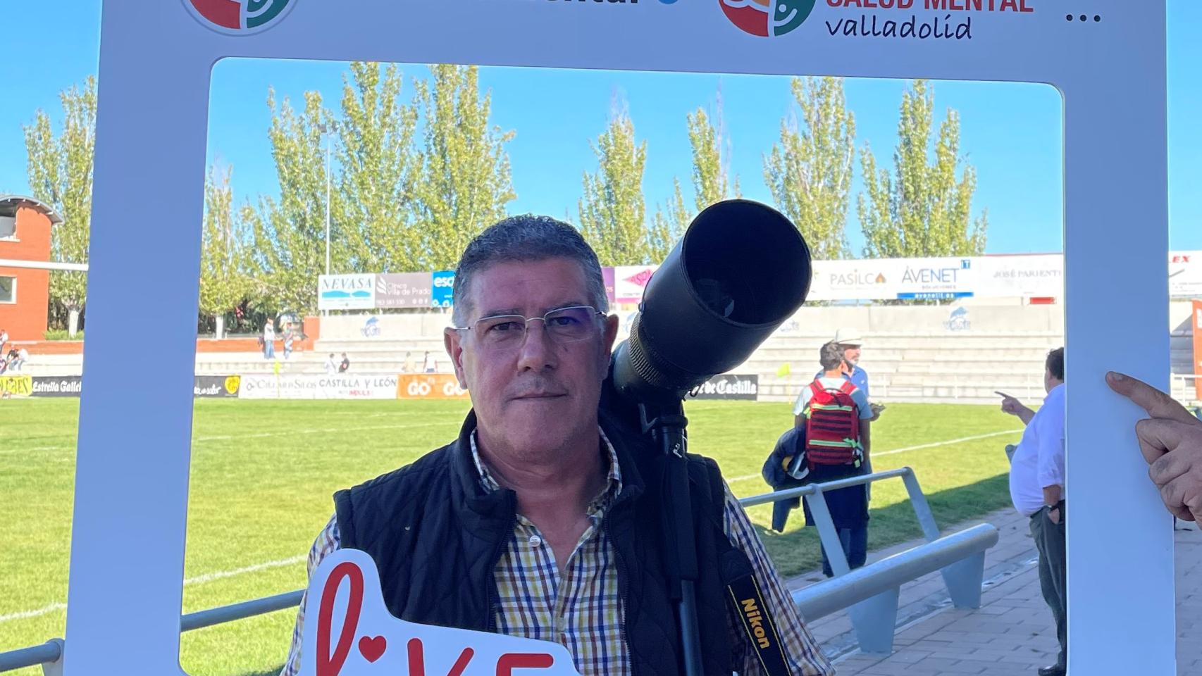 Photocall de la salud mental en Valladolid