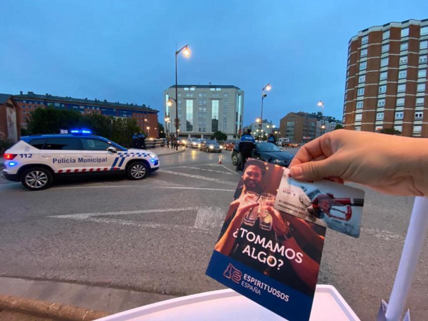 Imagen de la campaña en Ponferrada.