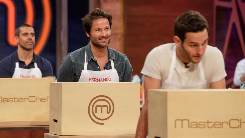 Enmanuel Esparza, Fernando Andina y Eduardo Rosa en la primera prueba de esta edición