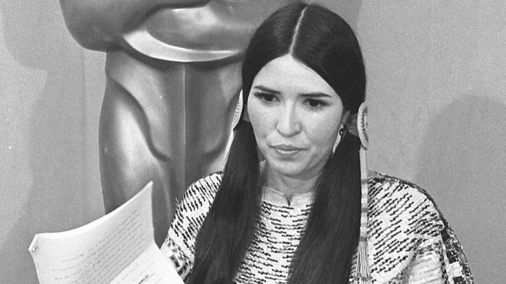 Sacheen Littlefeather en la gala de los Óscar de 1973