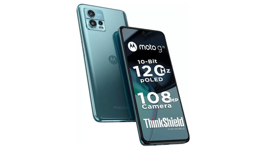 El Moto G72 tiene cámara de 108 megapíxeles