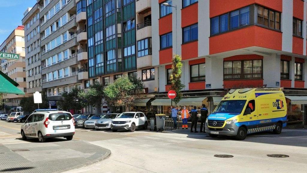 Bomberos este lunes en Os Mallos