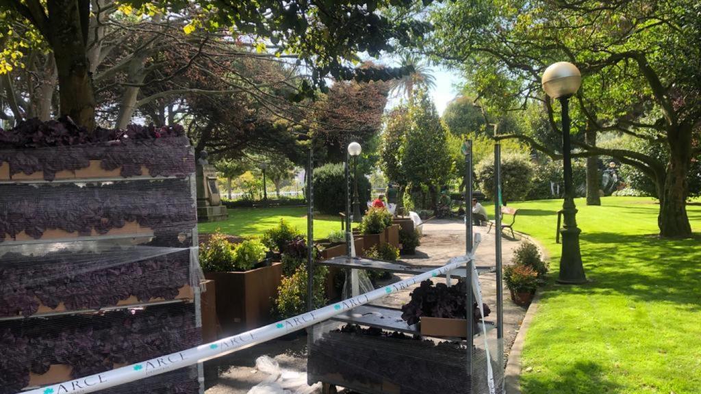 Nuevas jardineras en Méndez Núñez