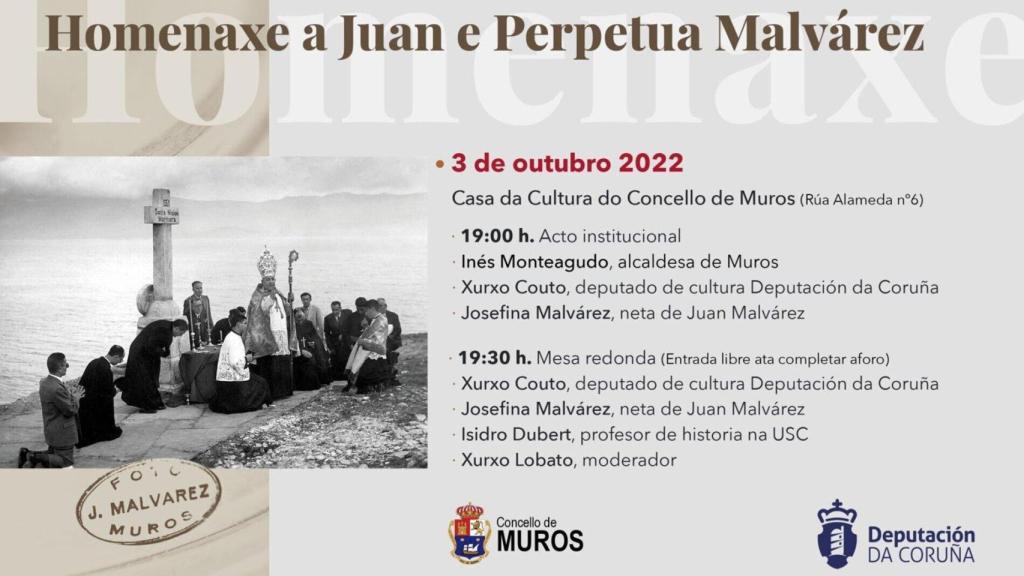 Homenaje al fotógrafo Juan y Perpetua Malvárez.