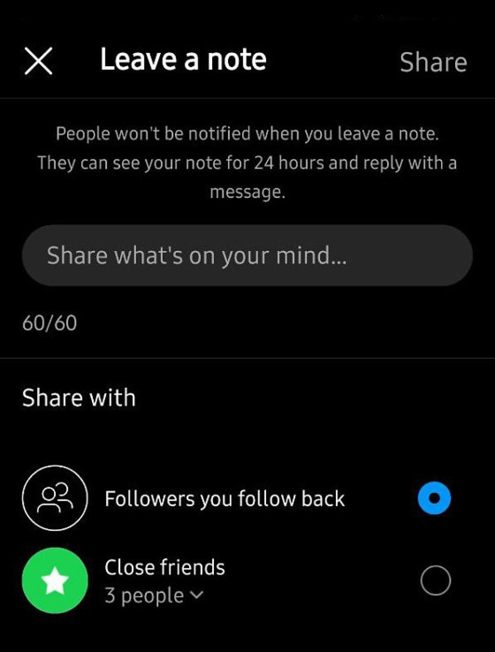 Nuevas notas Instagram