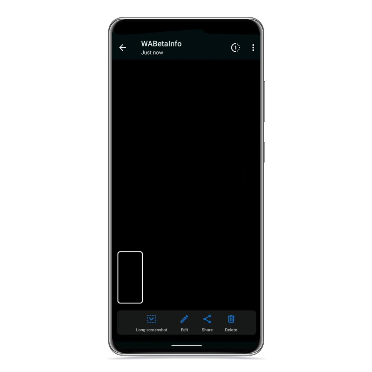 Captura de pantalla que ya no se puede hacer
