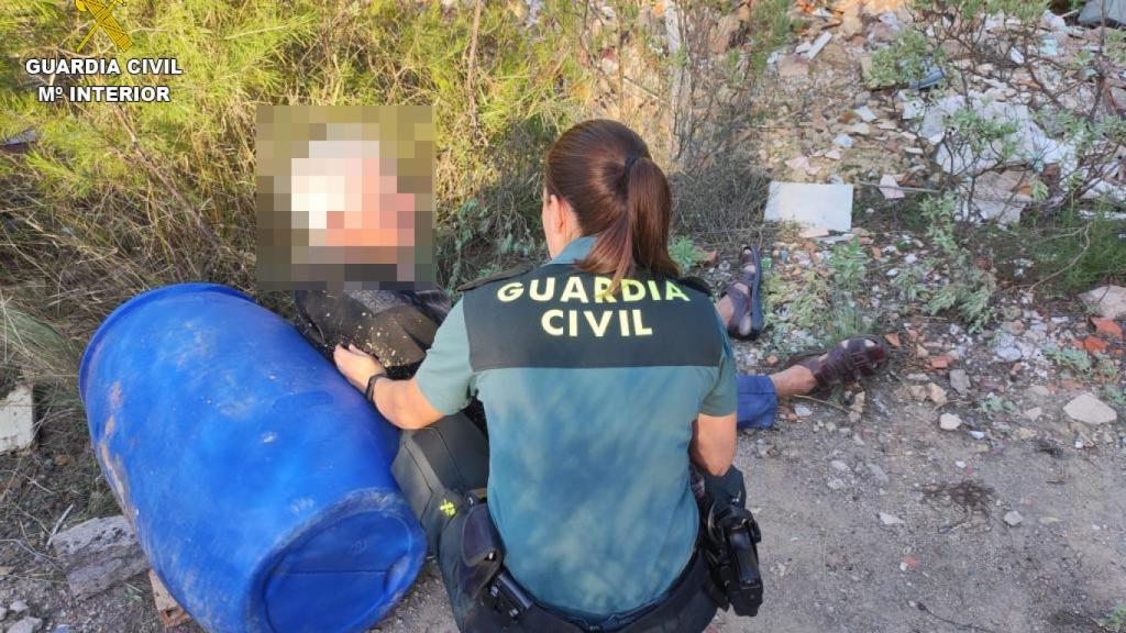 La Guardia Civil encuentra a un hombre de 90 años perdido.