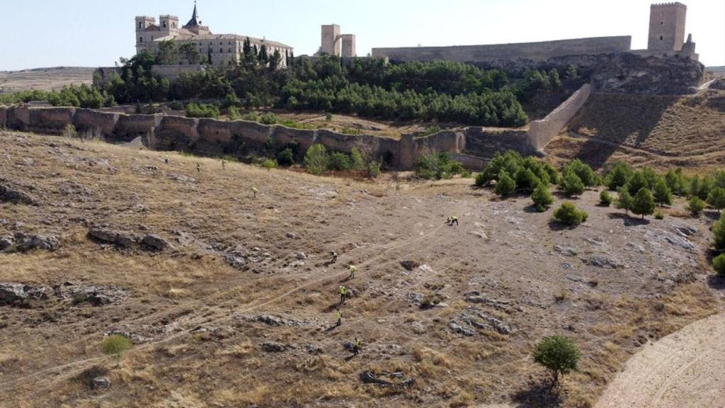 Excavaciones en Uclés. Foto: UCLM.