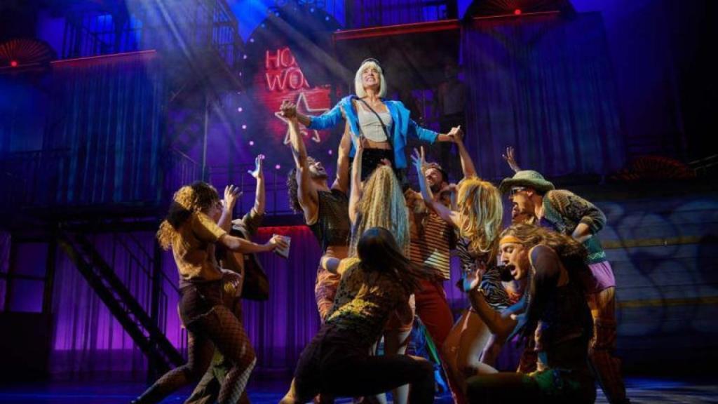 Momento del musical en el teatro Apolo de Barcelona