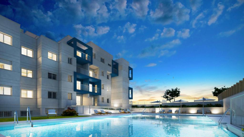 Diseño de los edificios de Habitat en Distrito Zeta.