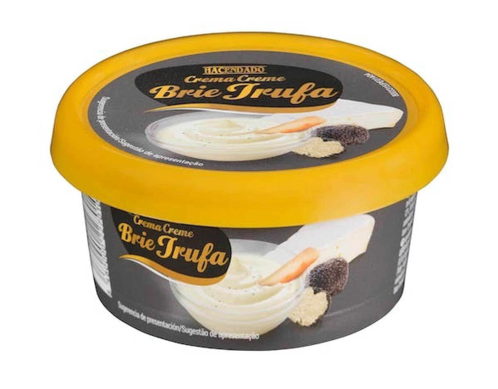 Crema de Queso Brie con Trufa de Mercadona.