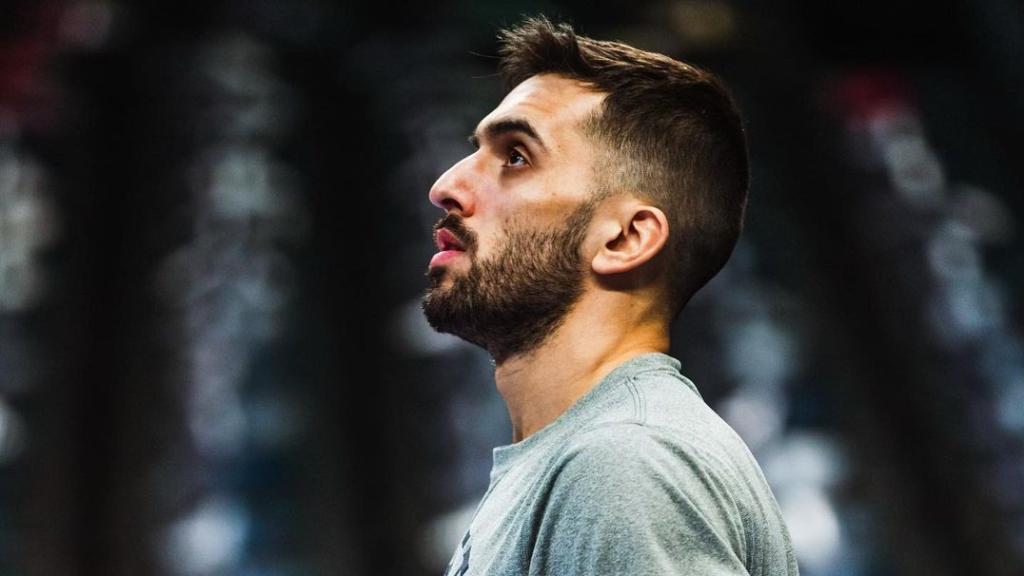 Facundo Campazzo antes de un partido con Denver Nuggets