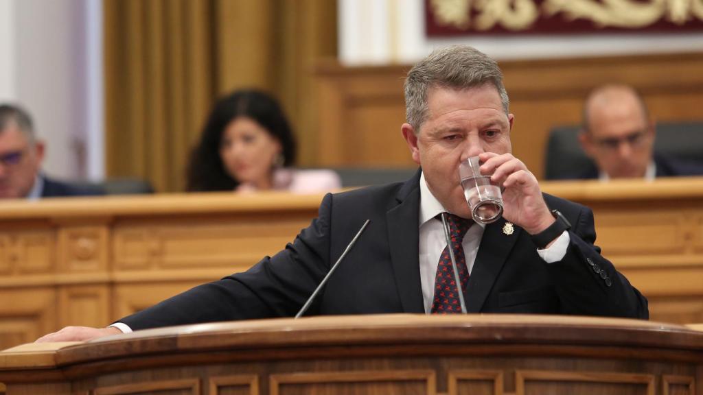 Emiliano García-Page durante el Debate sobre el Estado de la Región.