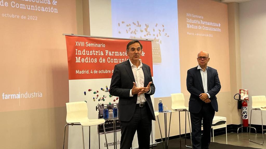 Juan Yermo y Javier Urzay, director general y subdirector general de Farmaindustria, respectivamente.