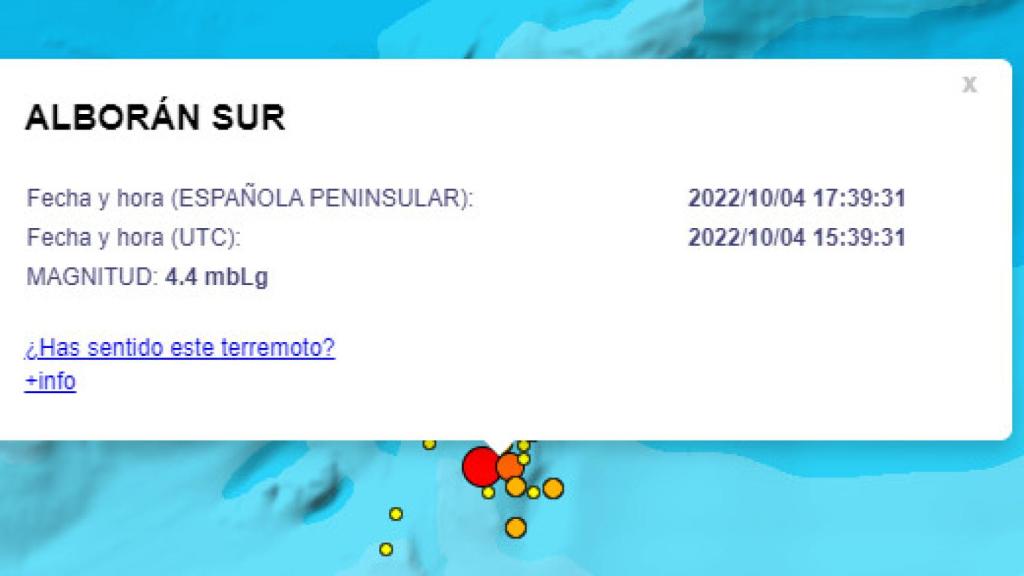 Terremoto en Málaga.