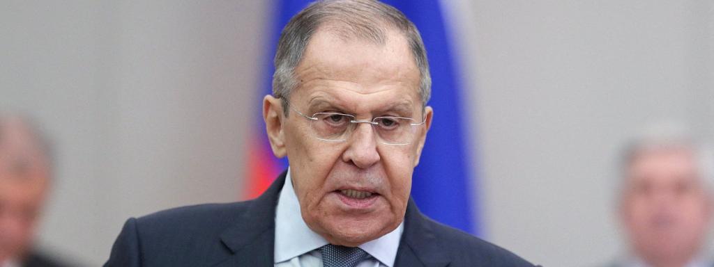 Lavrov durante su discurso en la Duma rusa.