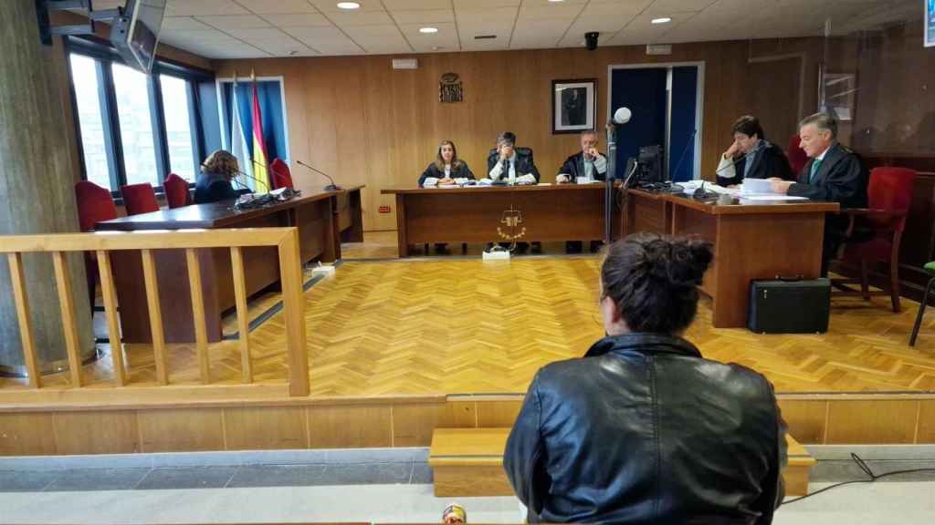 Imagen de la acusada en el juicio.