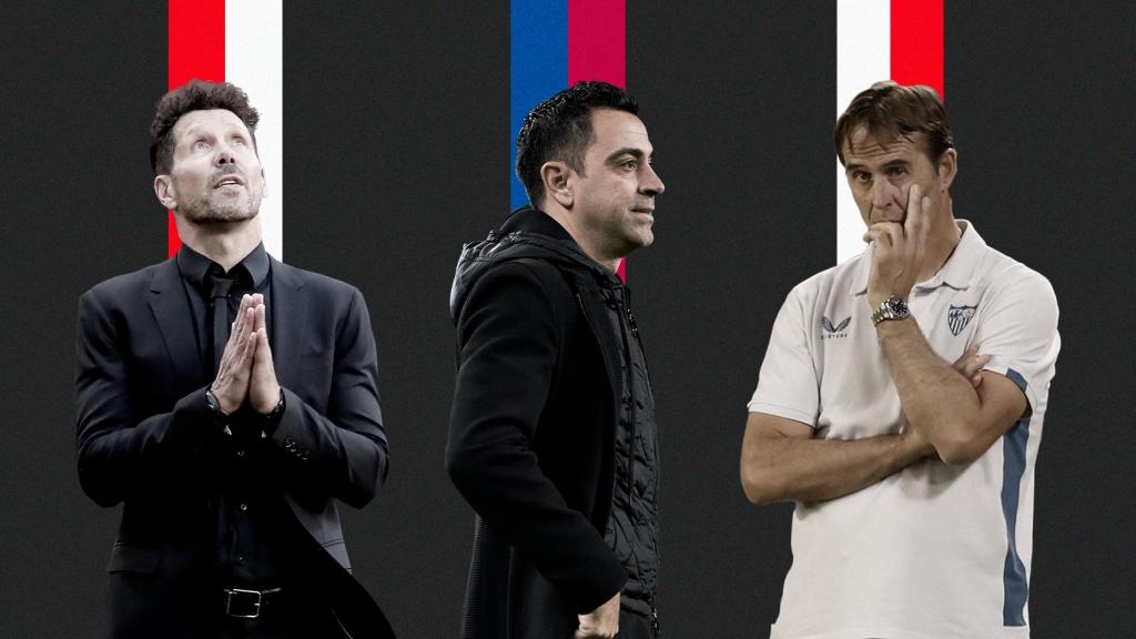 Simeone, Xavi y Lopetegui