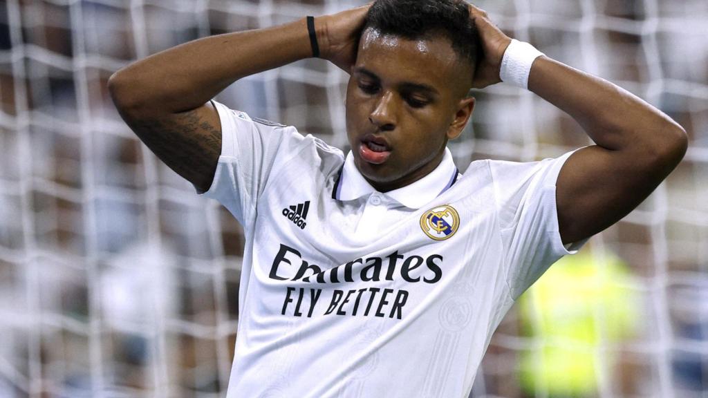Rodrygo Goes, en un partido del Real Madrid