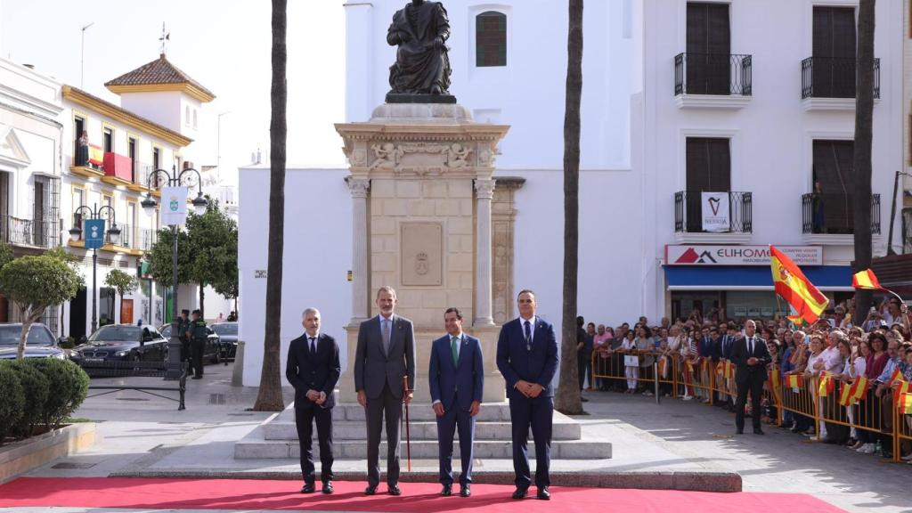 El Rey Felipe VI en su visita a Lebrija por el V centenario de la muerte de Elio Antonio de Nebrija