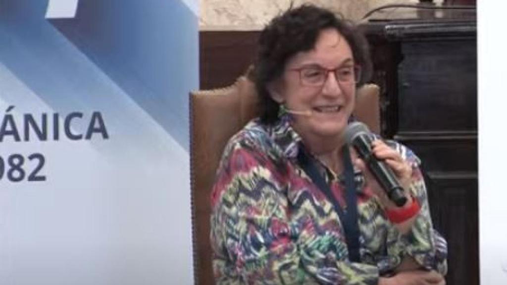 María Luisa Balaguer, durante su intervención este miércoles en el seminario organizado por el Tibunal de Cuentas./