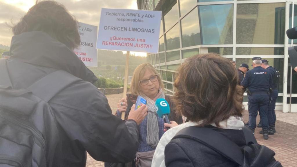 Teresa Gómez, víctima del accidente del Alvia.