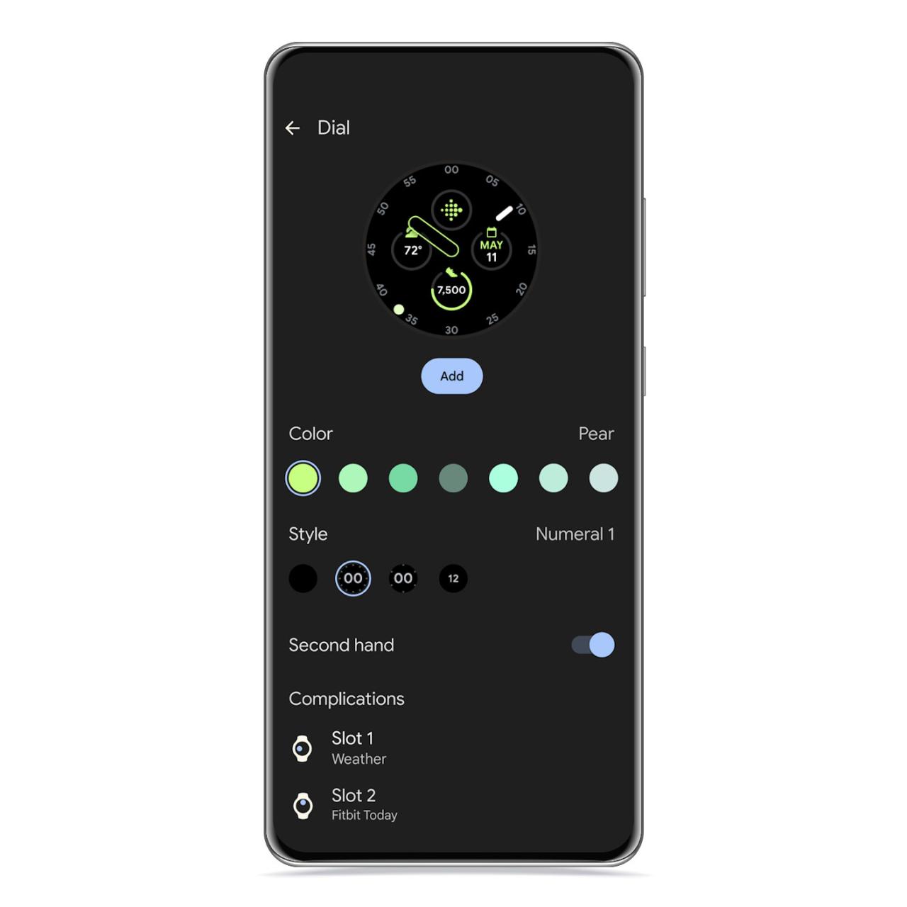 Personalización del Google Pixel Watch