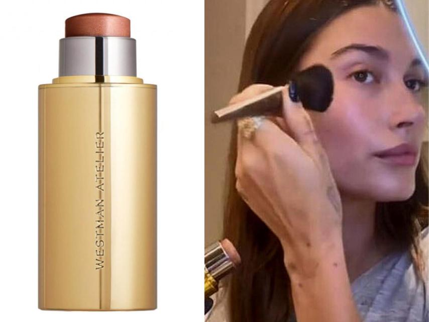 El iluminador con tono bronceado de la modelo cuesta 52 euros.