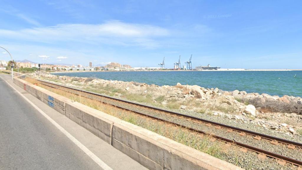 Imagen de Google Maps del lugar del accidente.