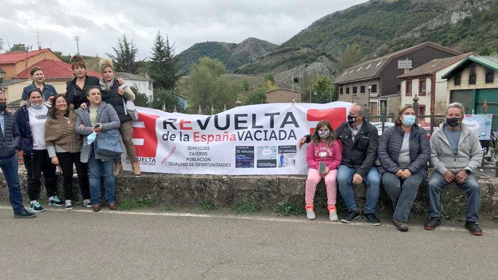 Imagen de archivo de una acción de la Revuelta de la España Vaciada