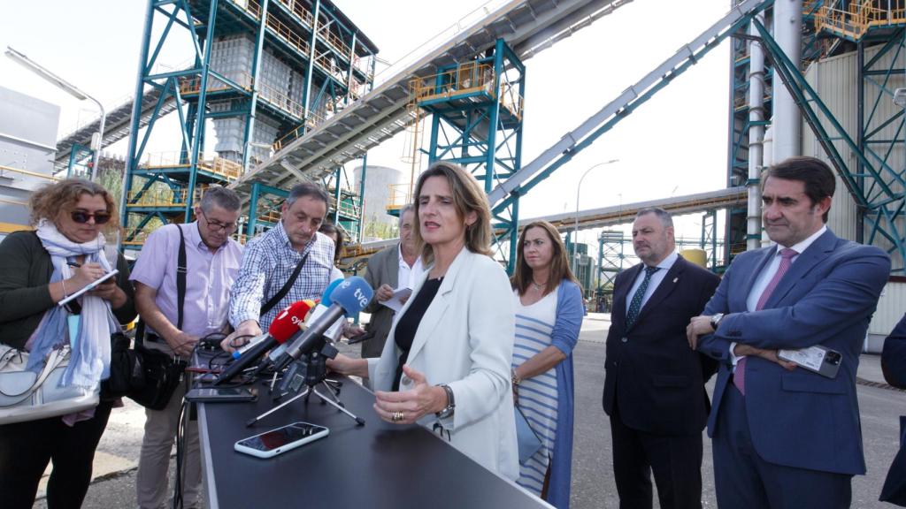 Visita de Teresa Ribera a la Ciuden de Cubillos del Sil