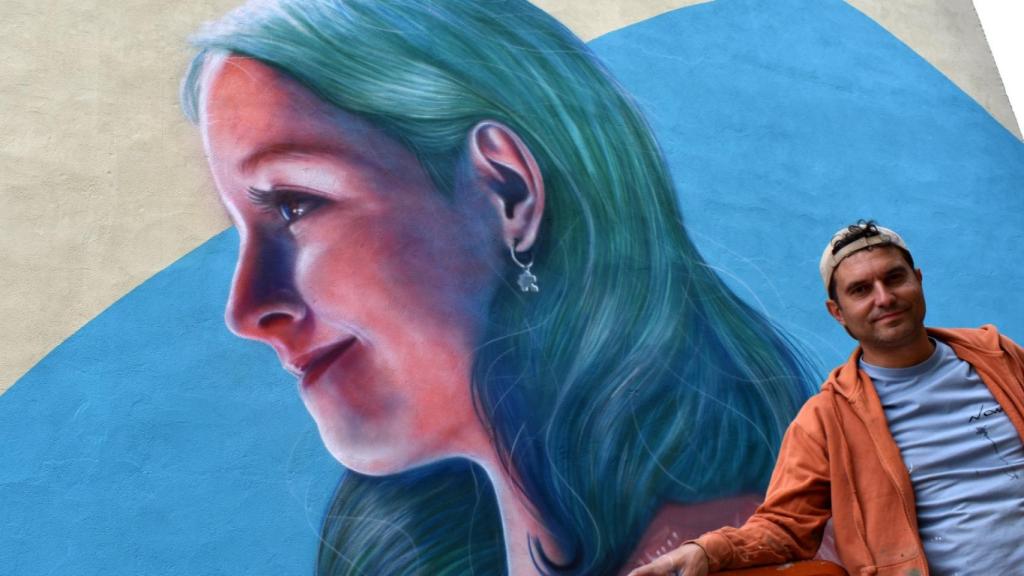 Nano Lázaro, el muralista de Castilla y León