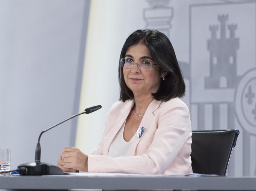 La ministra de Sanidad, Carolina Darias.
