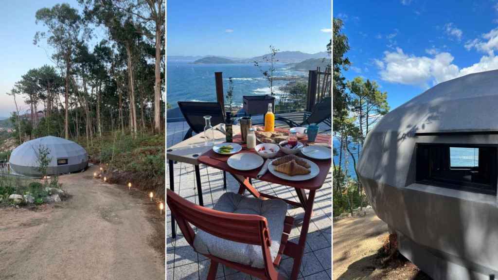 Glamping do Mar, en Baiona (Pontevedra).