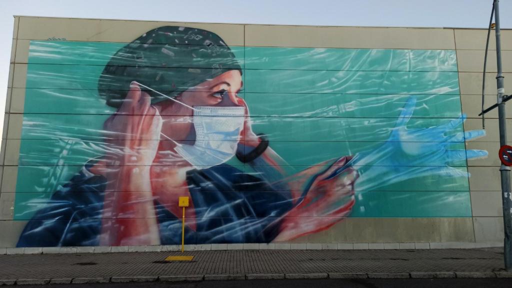 Un mural de Nano Lázaro