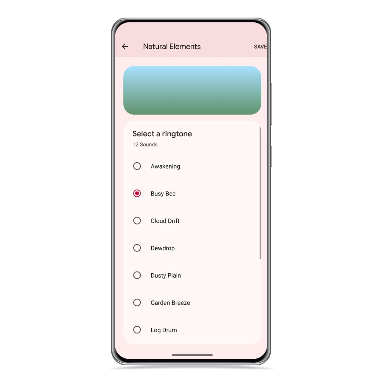 Seleccionar tono de llamada