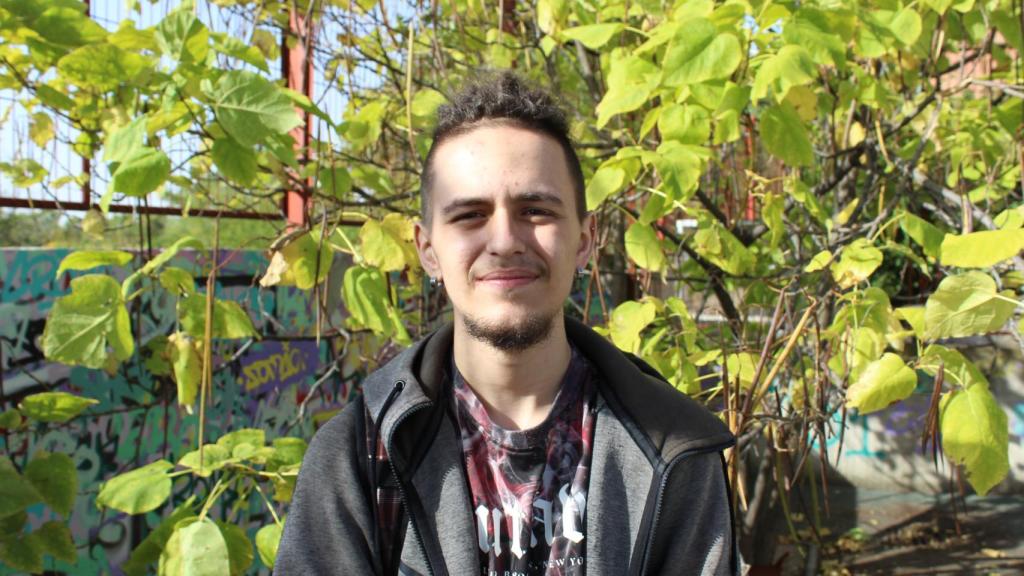 Avelino, estudiante de ESO y certificado de carpintería