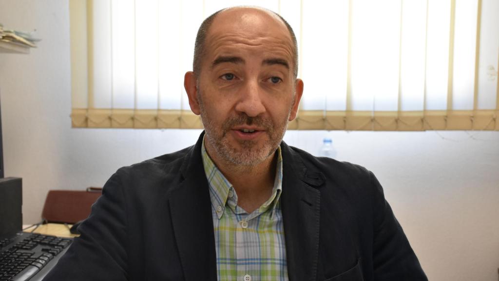 Carlos Alberola durante la entrevista