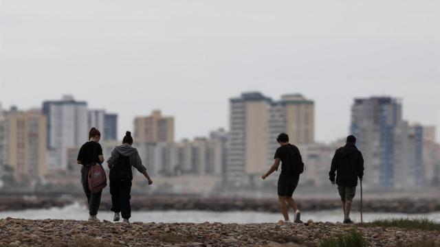 Una playa valenciana, este mes de septiembre.