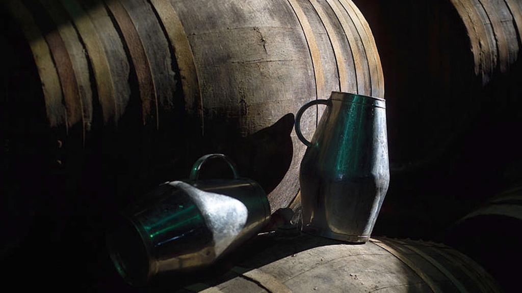 Botas colocadas en criaderas y solera