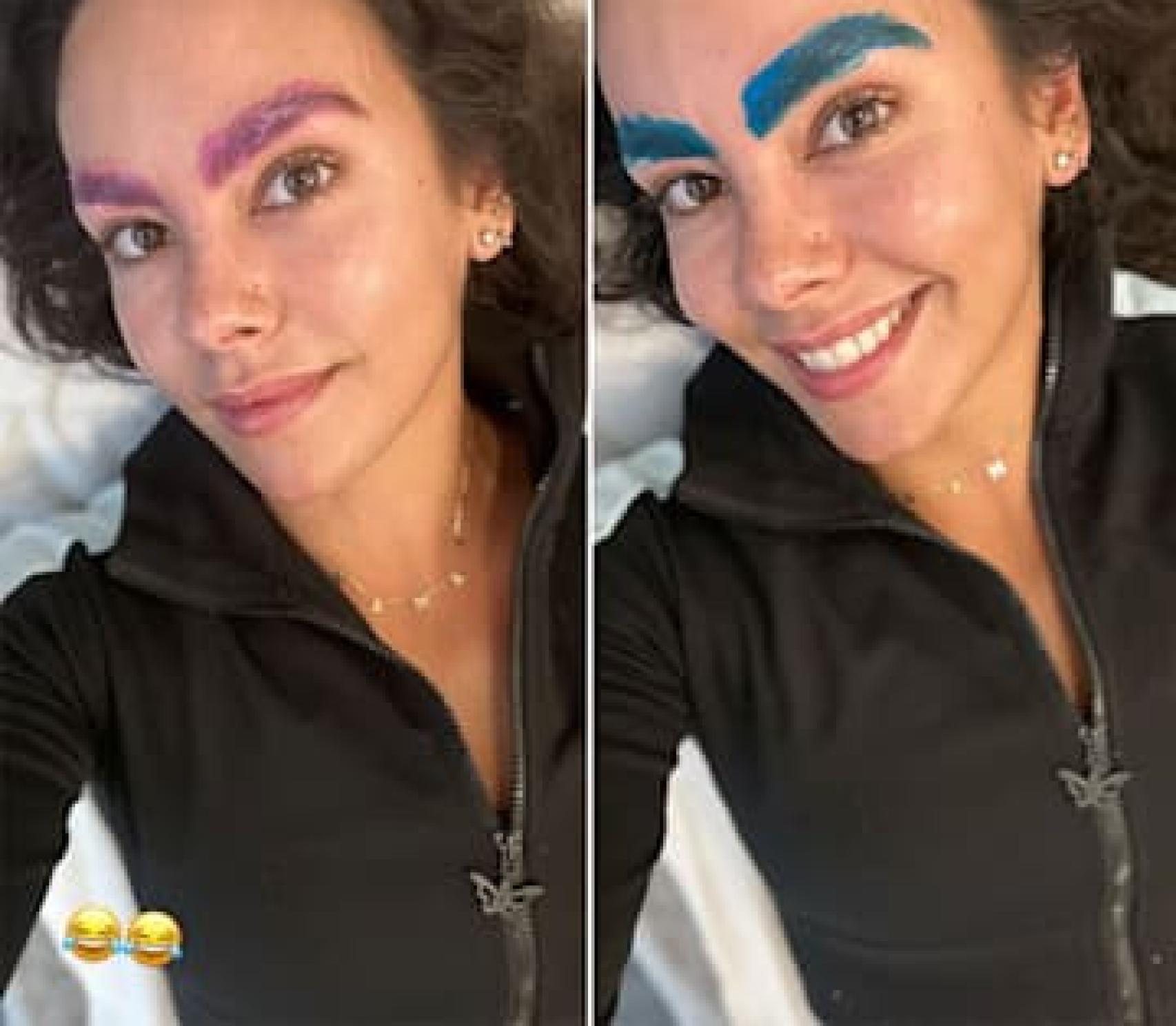 Cristina Pedroche mostró el proceso para conseguir sus cejas deseadas.