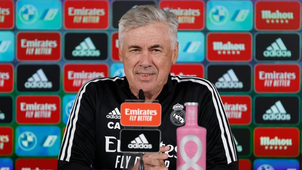 Carlo Ancelotti, en rueda de prensa